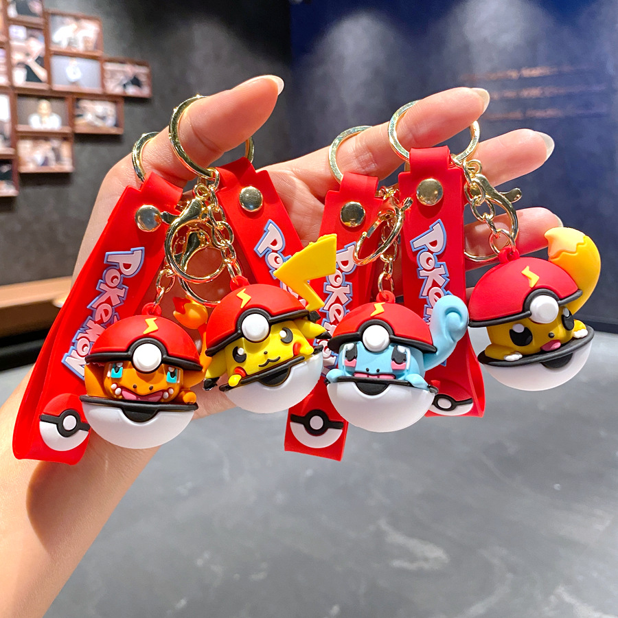 Pokeball Cosplay Prop - Breloczek Pikachu w kształcie Poké Ball