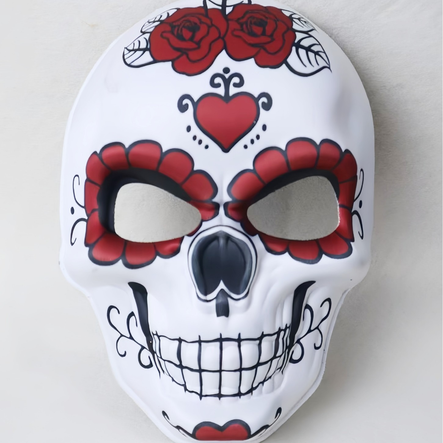 Cosplay Prop Foam - Maska Dnia Zmarłych Kolorowa Maska Czaszki