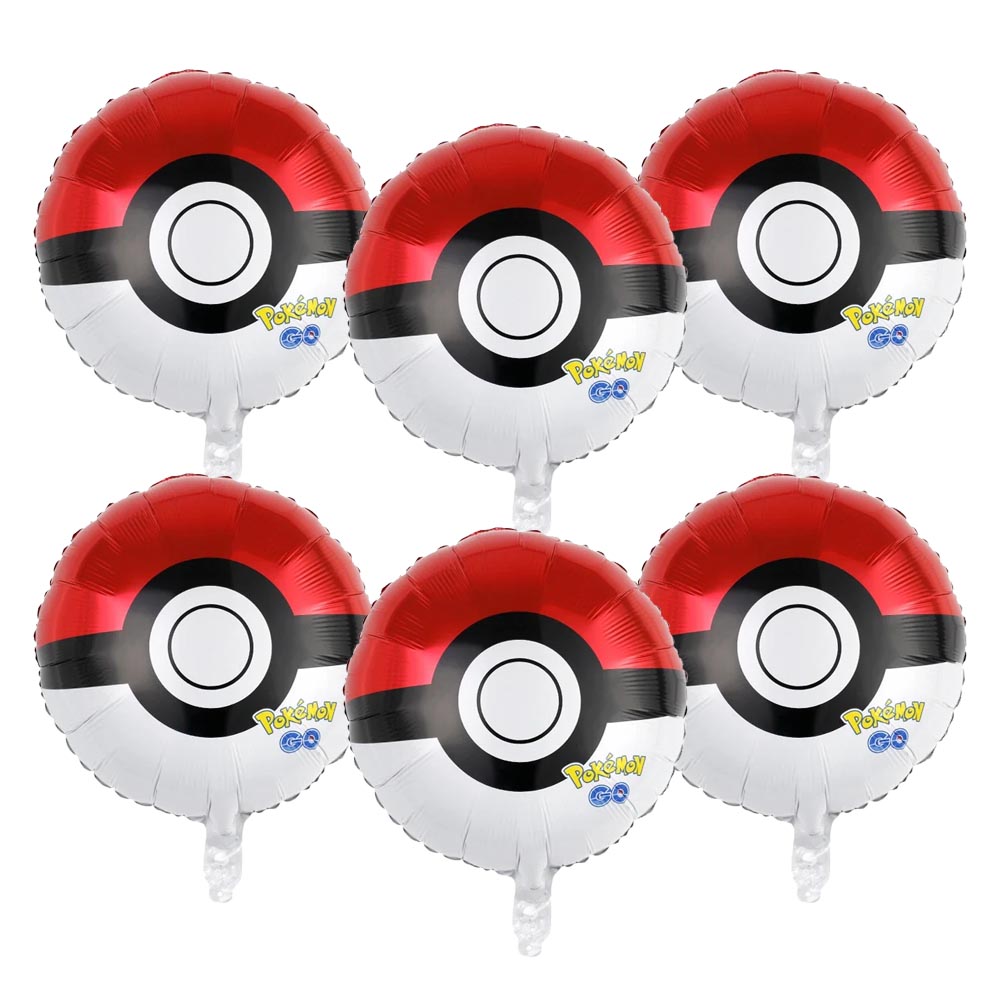 Pokeball Cosplay Prop - Zestaw balonów na urodziny z Pikachu,