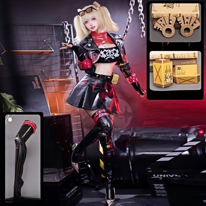 Burnice Cosplay Prop - Kostium Cosplay Zenless Zone Zero Burnice