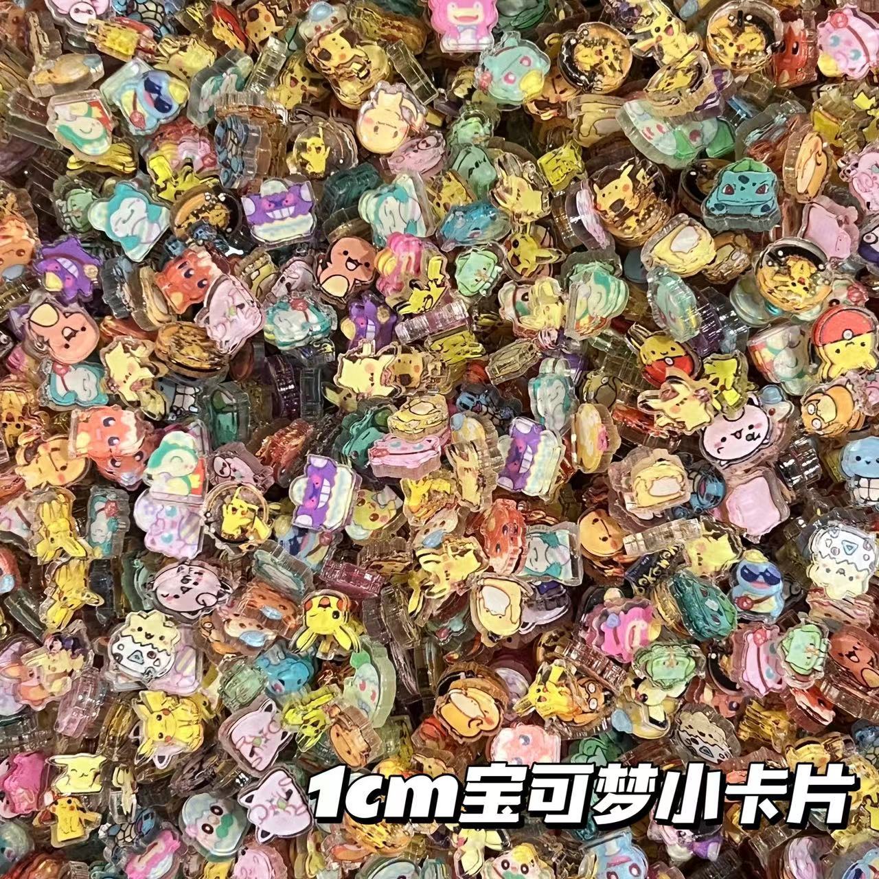 Cosplay Material For Prop - 1cm 2cm Pokémon małe akrylowe elementy