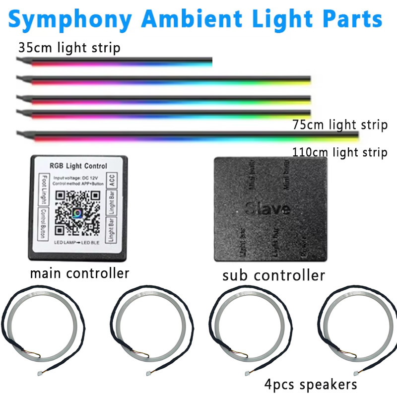 Led El Wire - 18/22 IN 1 Atmosphere Lamp Parts