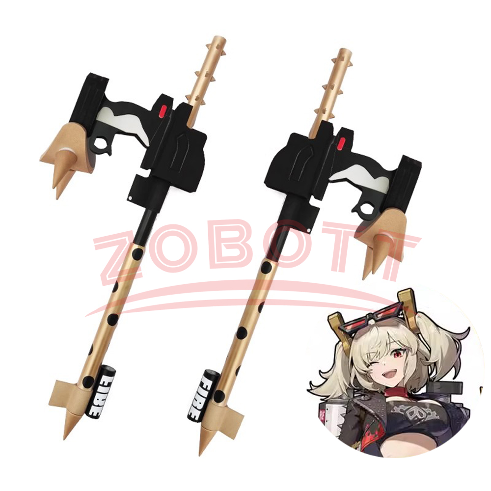 Burnice Cosplay Prop - 65CM 2 sztuk Burnice Whita Zenless