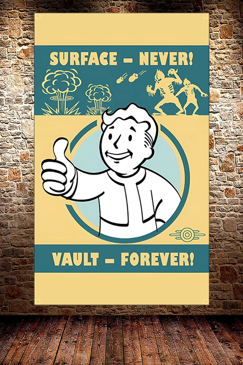 FLAGDOM 90X150CM 3X5Ft Plakat  – Fallout Cosplay Prop recenzja i cena