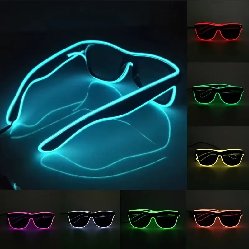Neonowe okulary LED z kolorowy – Led El Wire recenzja i cena