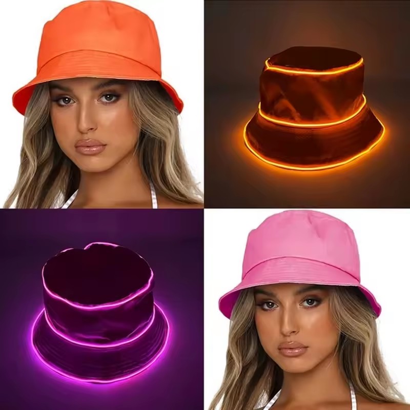 Czapka plażowa LED w jednolity – Led El Wire recenzja i cena